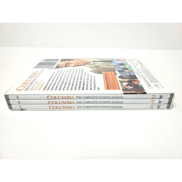 Columbo - Complete Fourth Season (DVD, 2006, 3-Disc Set) Peter Falk NEW SEALED - Picture 9 of 9